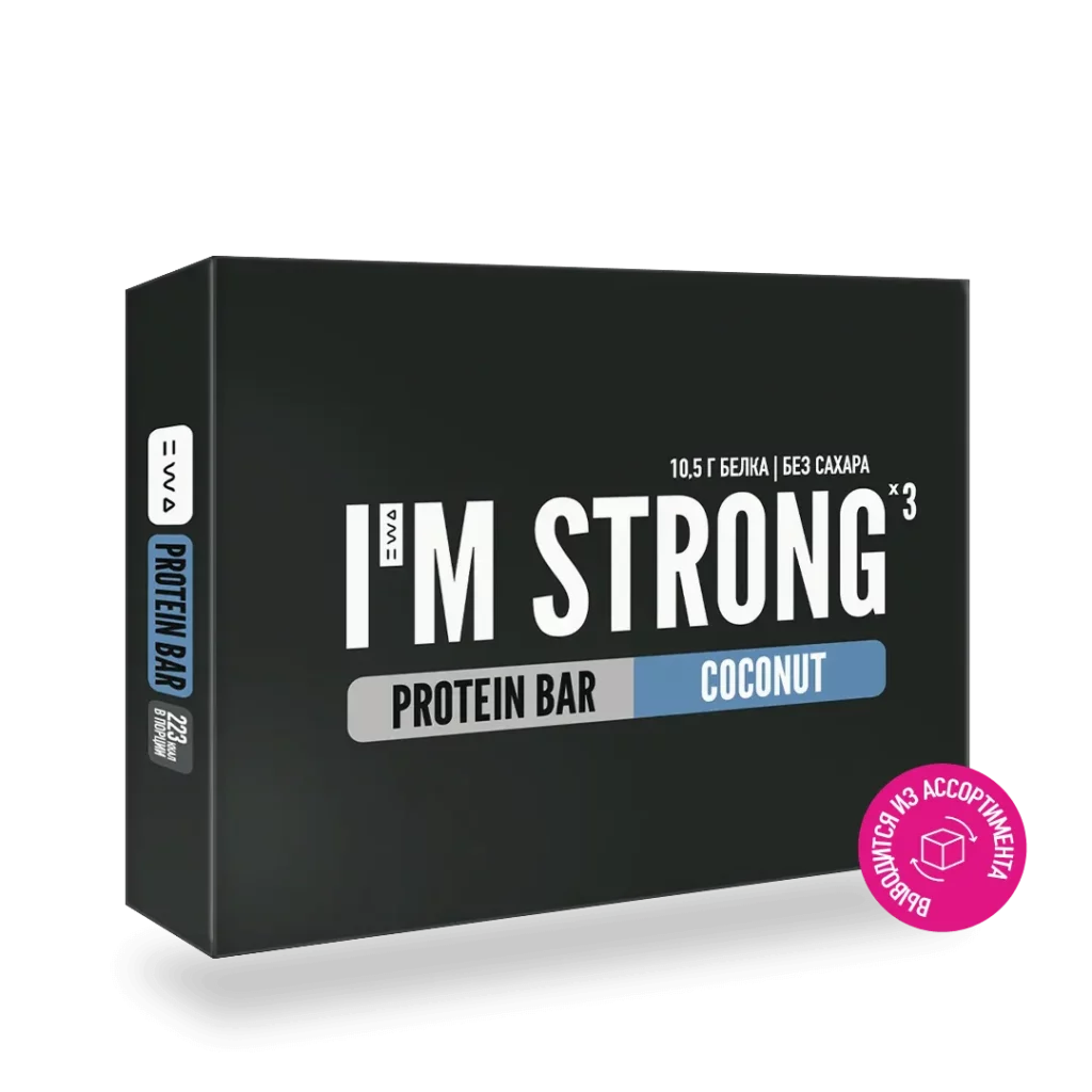 батончик кокос protein bar ewa product