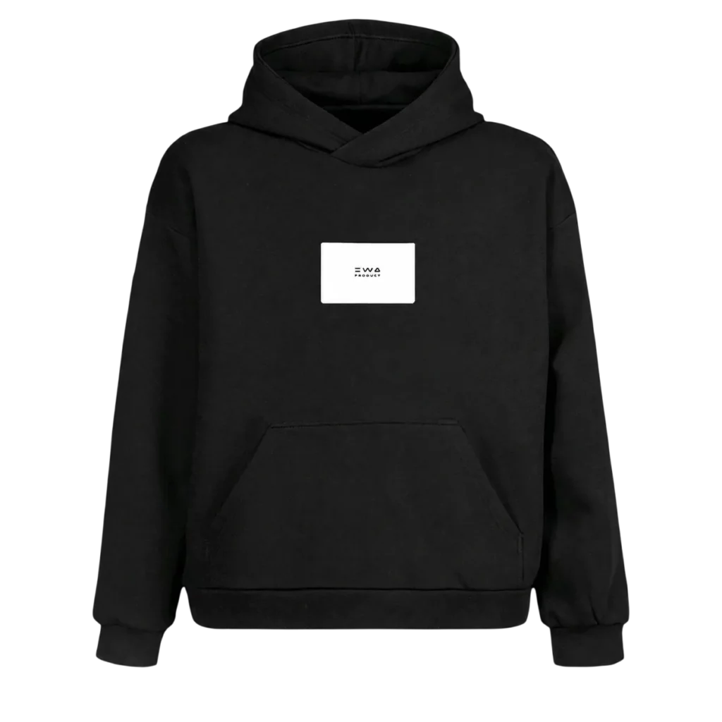 худи чёрное ewa product