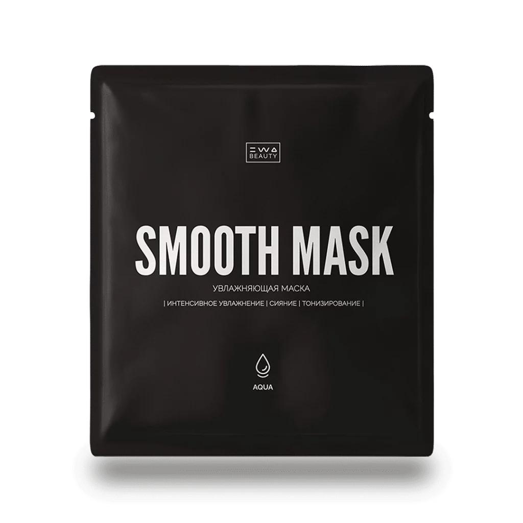 Увлажняющая тканевая маска для лица smooth mask ewa beauty ewa product