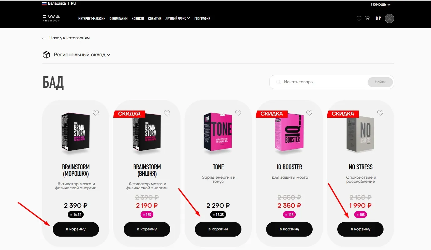ewa product каталог