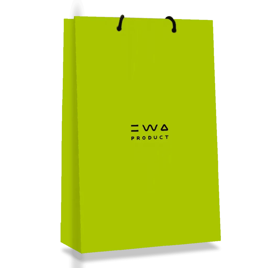 пакет подарочный зелёный ewa product