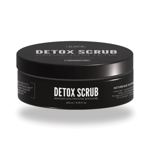 Скраб для тела с ароматом карамели detox scrub ewa beauty ewa product
